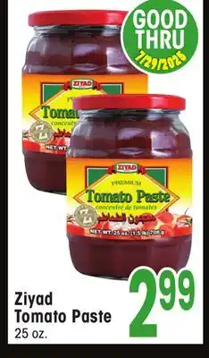 Jewel-Osco Ziyad Tomato Paste offer