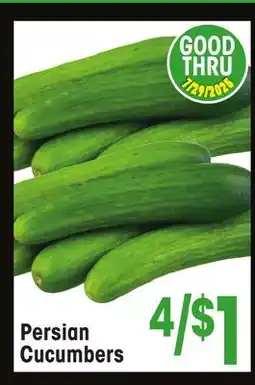 Jewel-Osco Persian Cucumbers offer