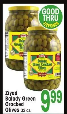 Jewel-Osco Ziyad Balady Green Cracked Olives offer
