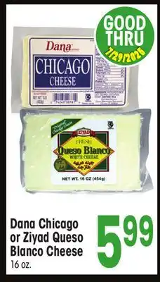 Jewel-Osco Dana Chicago or Ziyad Queso Blanco Cheese offer