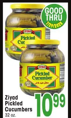 Jewel-Osco Ziyad Pickled Cucumbers offer