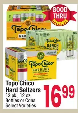 Jewel-Osco Topo Chico Hard Seltzers offer