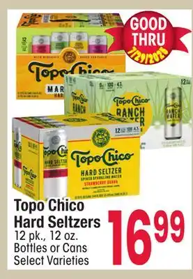 Jewel-Osco Topo Chico Hard Seltzers offer