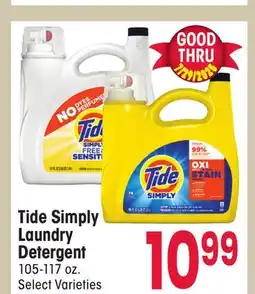 Jewel-Osco Tide Simply Laundry Detergent offer