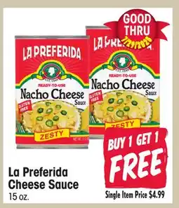Jewel-Osco La Preferida Cheese Sauce offer