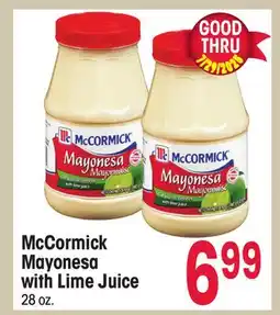 Jewel-Osco McCormick Mayonesa with Lime Juice offer