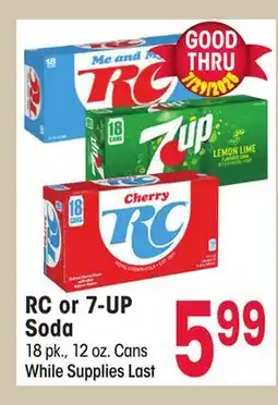 Jewel-Osco RC or 7-UP Soda offer
