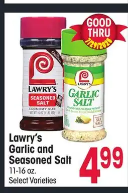 Jewel-Osco Lawry's Garlic and Seasoned Salt offer
