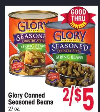 Jewel-Osco Glory Canned Seasoned Beans offer