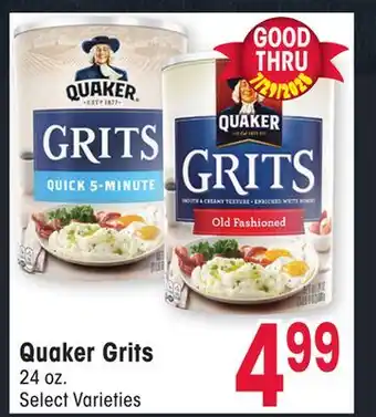 Jewel-Osco Quaker Grits offer