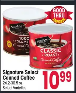 Jewel-Osco Signature Select Canned Coffee offer