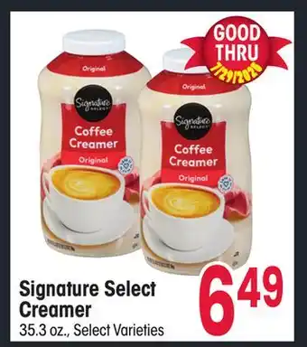 Jewel-Osco Signature Select Creamer offer
