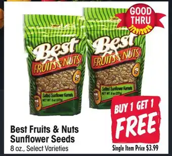 Jewel-Osco Best Fruits & Nuts Sunflower Seeds offer