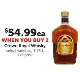 Fareway Crown royal whisky offer