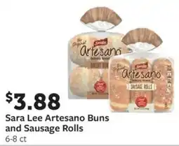 Fareway Sara lee artesano buns and sausage rolls offer