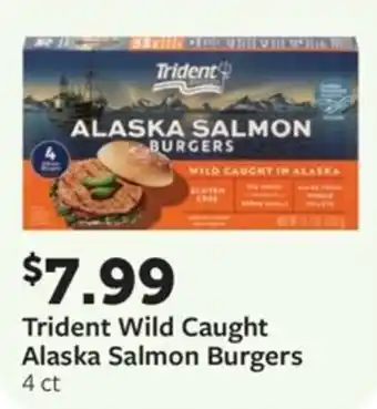 Fareway Trident wild caught alaska salmon burgers offer