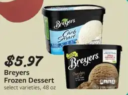Fareway Breyers frozen dessert offer