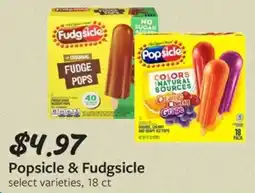 Fareway Popsicle & fudgsicle offer