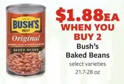 Fareway Bush's baked beans offer