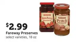 Fareway Fareway preserves offer