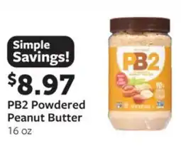 Fareway PB2 powdered peanut butter offer