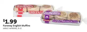 Fareway Fareway english muffins offer