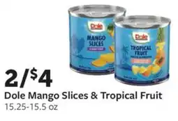 Fareway Dole mango slices & tropical fruit offer