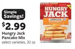 Fareway Hungry jack pancake mix offer
