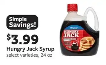 Fareway Hungry jack syrup offer