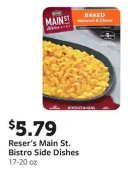 Fareway Reser's main st. bistro side dishes offer