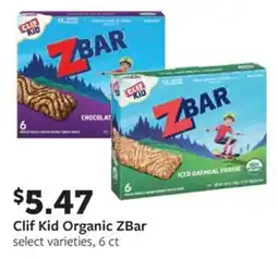 Fareway Clif kid organic Zbar offer