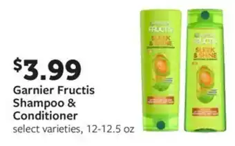 Fareway Garnier fructis shampoo & conditioner offer
