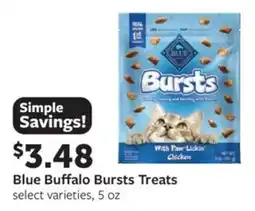 Fareway Blue buffalo bursts treats offer