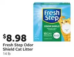 Fareway Fresh step odor shield cat litter offer