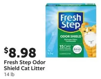Fareway Fresh step odor shield cat litter offer