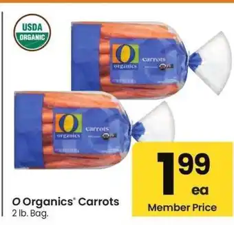 Albertsons O Organics Carrots - 2 lb. Bag offer