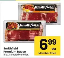 Albertsons Smithfield Premium Bacon - 16 oz. Selected varieties offer