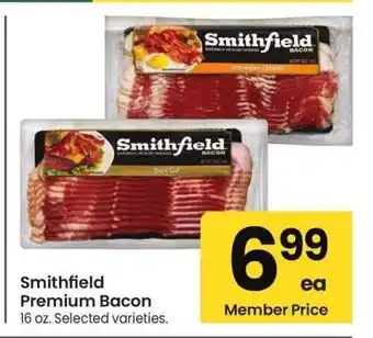 Albertsons Smithfield Premium Bacon - 16 oz. Selected varieties offer