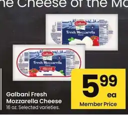 Albertsons Galbani Fresh Mozzarella Cheese - 16 oz. Selected varieties offer