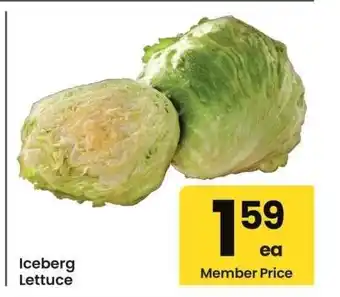 Albertsons Iceberg Lettuce offer