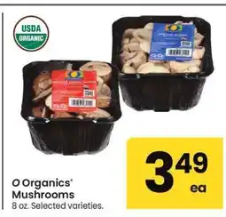 Albertsons O Organics Mushrooms - 8 oz. Selected varieties offer