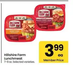 Albertsons Hillshire Farm Lunchmeat - 7-9 oz. Selected varieties offer