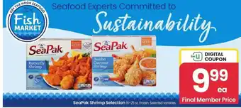 Albertsons SeaPak Shrimp Selection - 16-25 oz. Frozen. Selected varieties offer