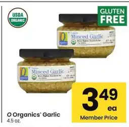 Albertsons O Organics Garlic - 4.5 oz offer