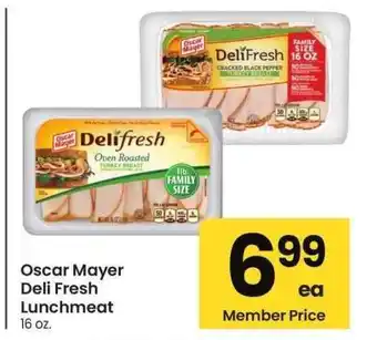 Albertsons Oscar Mayer Deli Fresh Lunchmeat - 16 oz offer
