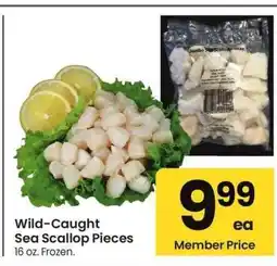 Albertsons Wild-Caught Sea Scallop Pieces - 16 oz. Frozen offer