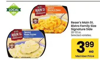 Albertsons Reser's Main St. Bistro Family Size Signature Side - 28-32 oz. Selected varieties offer