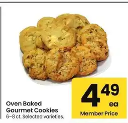 Albertsons Oven Baked Gourmet Cookies - 6-8 ct. Selected varieties offer