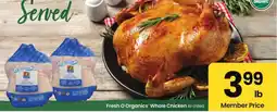 Albertsons Fresh O Organics Whole Chicken - Air chilled offer