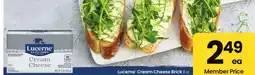 Albertsons Lucerne Cream Cheese Brick - 8 oz offer